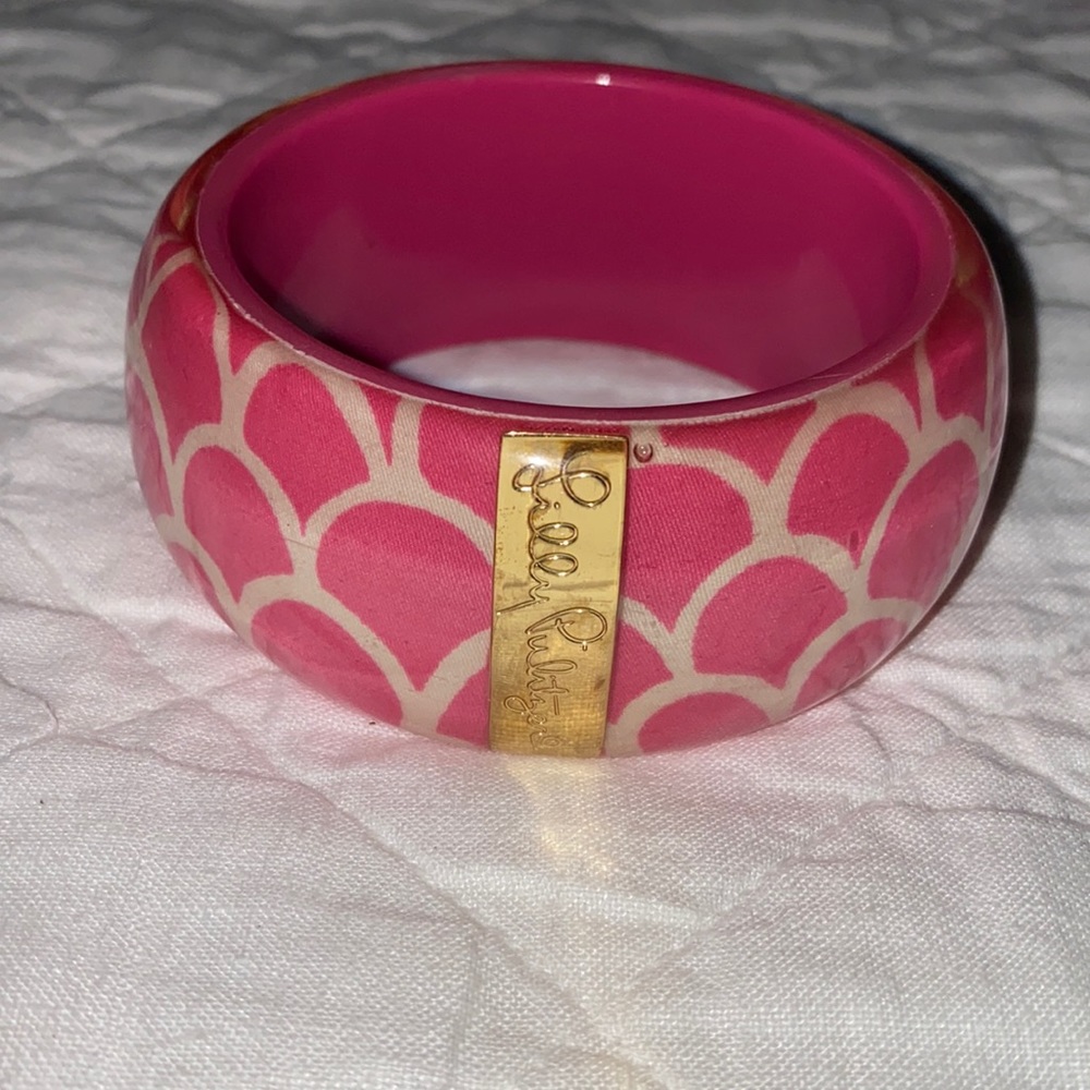 Lilly Pulitzer pink bangle bracelet